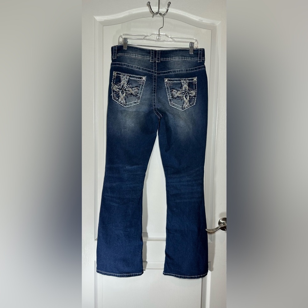 🔥COPPER FLASH Curvy Bootcut Jeans EXCELLENT USED CONDITION - Picture 3 of 6
